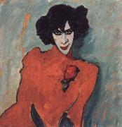 Alexei Jawlensky Portrait of the Dancer Alexander Sakharov painting